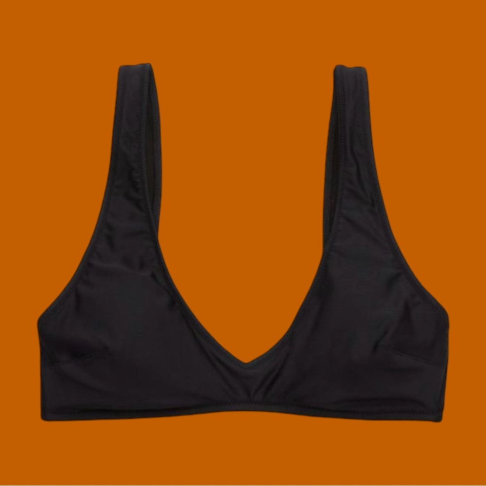 5/25$ Black Bikini Top | Aerie